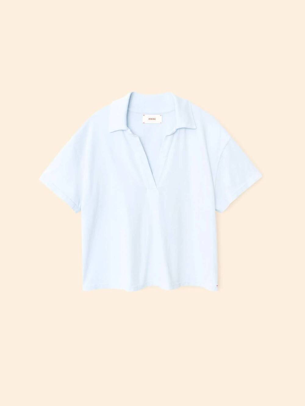 NEW XIRENA women's spencer collared t-shirt in skylight